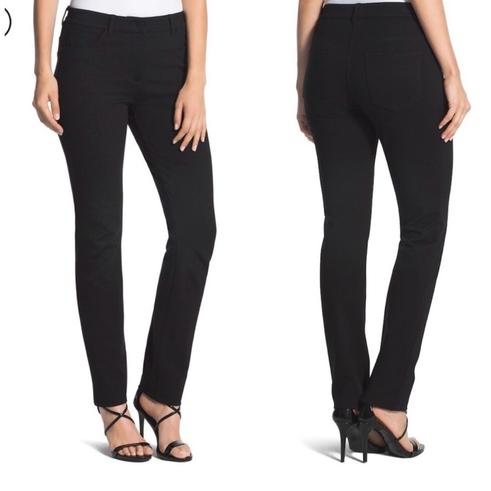 Chico’s Peyton Black Pants So Slimming Short